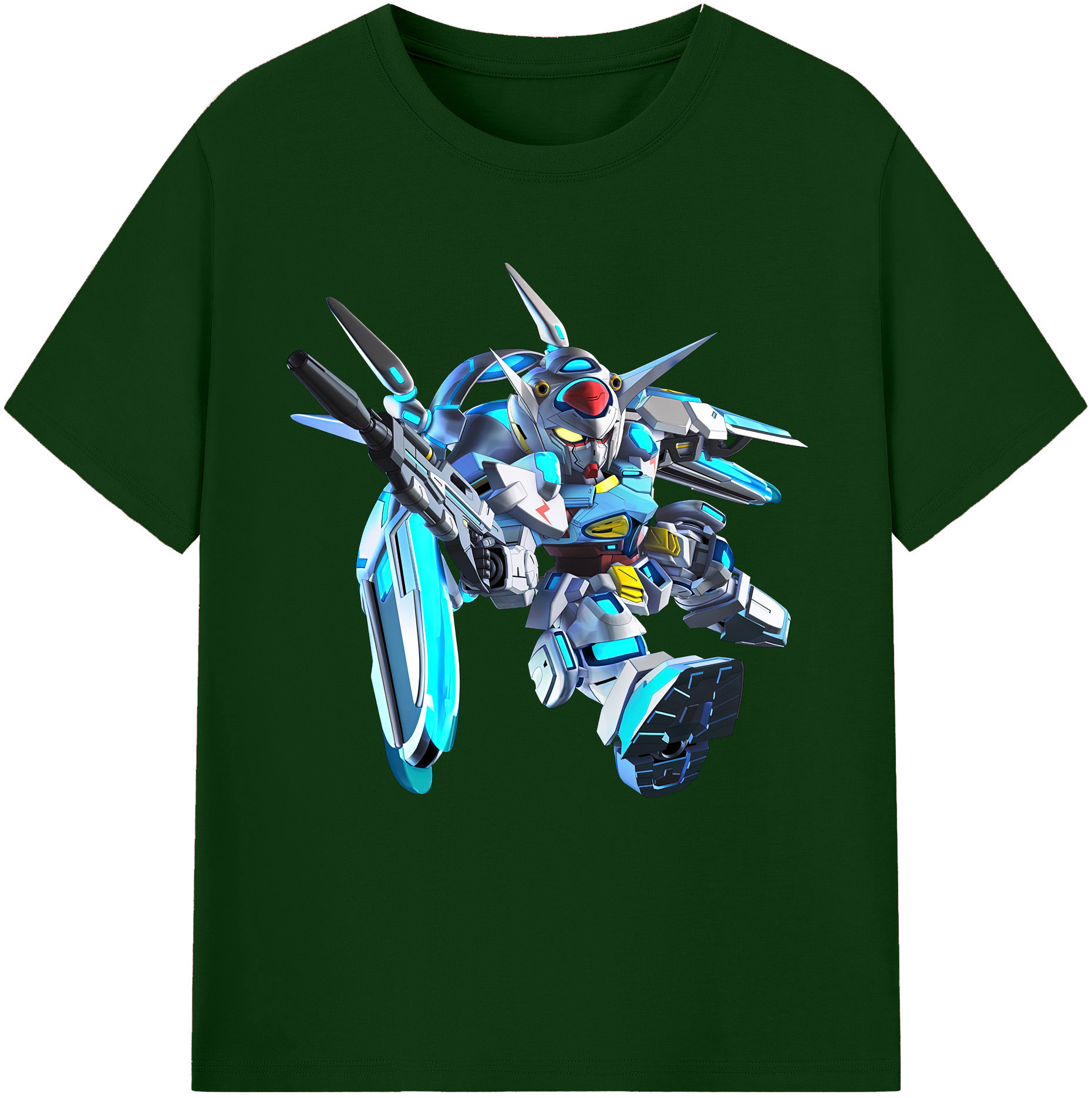 （画像用） 機動戦士ガンダム Mobile Suit Gundam 綿100％半袖Tシャツ（フロントプリント）